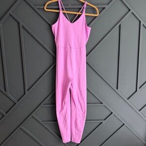 JoyLab Bright Pink Double-Strap Jumpsuit